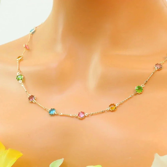 Minimalist Necklace, Sleek & Modern Design, Women’s Fashion, YC110470-N - Picture 5 of 10